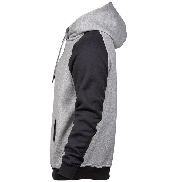 Tee Jays 5432 Two Tone Raglan Hooded Sweatshirt