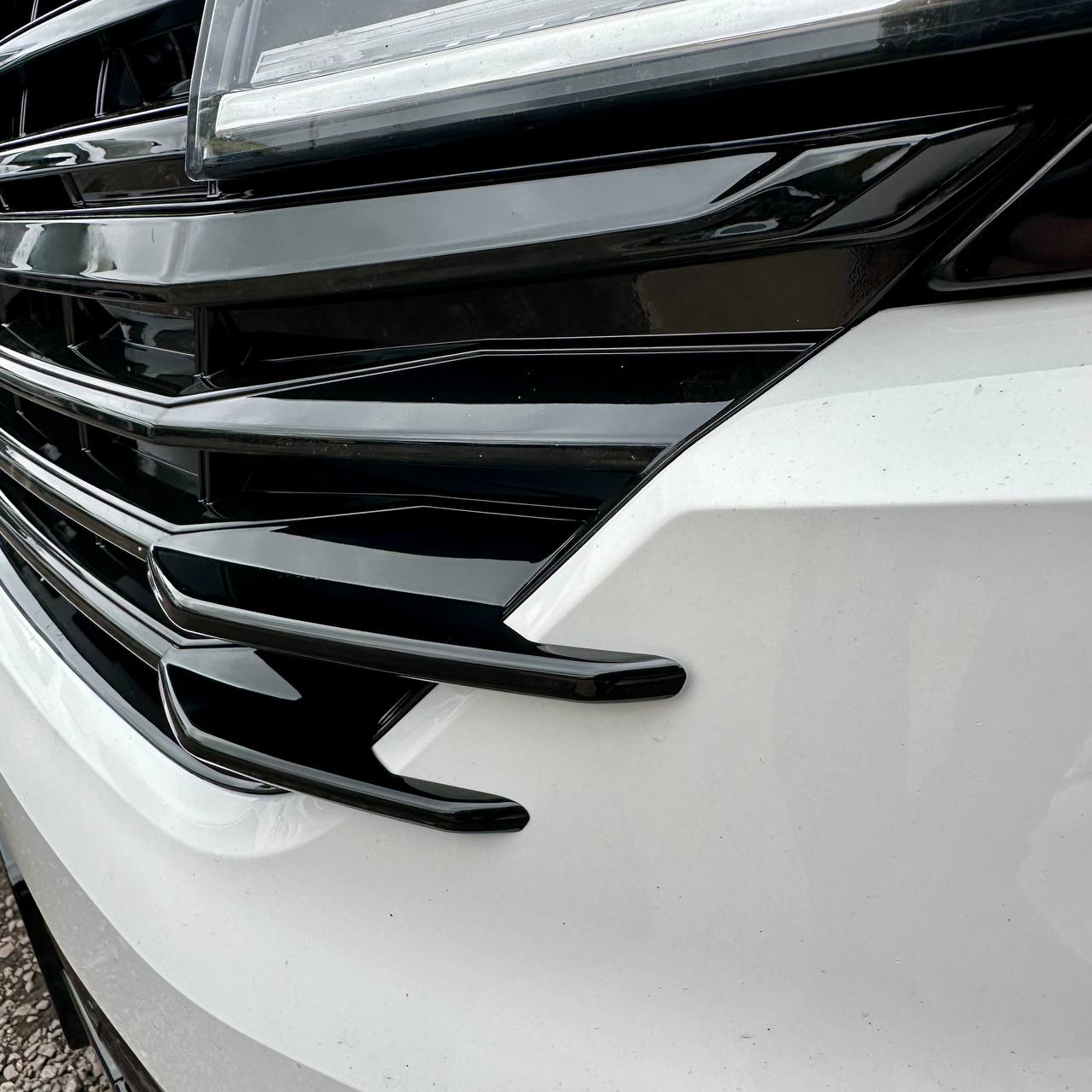 For VW T6.1 Front Grille Side Fins – Gloss Black Finish (Set of 4) | Van-X Styling Upgrade