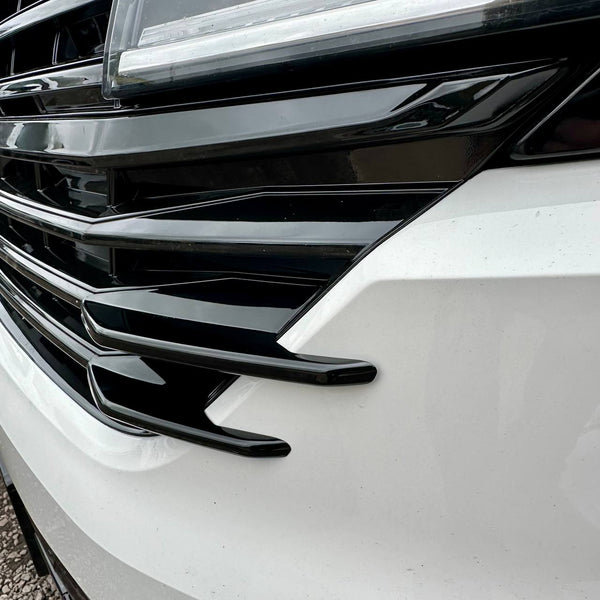 For VW T6.1 Front Grille Side Fins – Gloss Black Finish (Set of 4) | Van-X Styling Upgrade