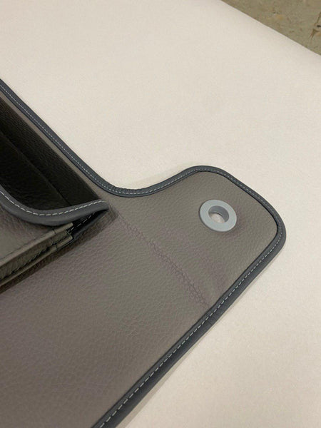 For VW T5 / T5.1 Transporter Double Back Seat Organiser (Grey with Black Lids)