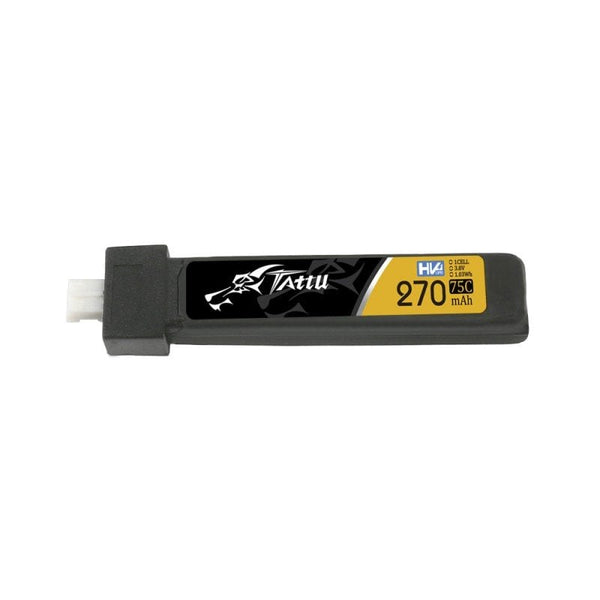Tattu 270mAh 3.8V 75C 1S1P HV 5x LipoBattery Pack with JST-PHR 2.0 Plug (65x / 75x Whoop Lipo)