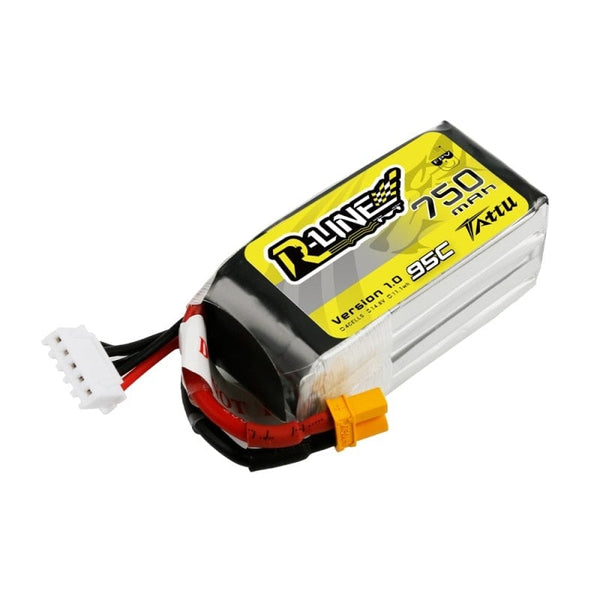 Tattu 750mAh 14.8V 95C 4S1P Lipo Battery Pack