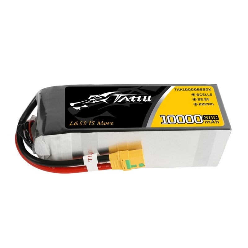 Tattu 10000MAH 22.2V 30C 6S1P Lipo Battery Pack