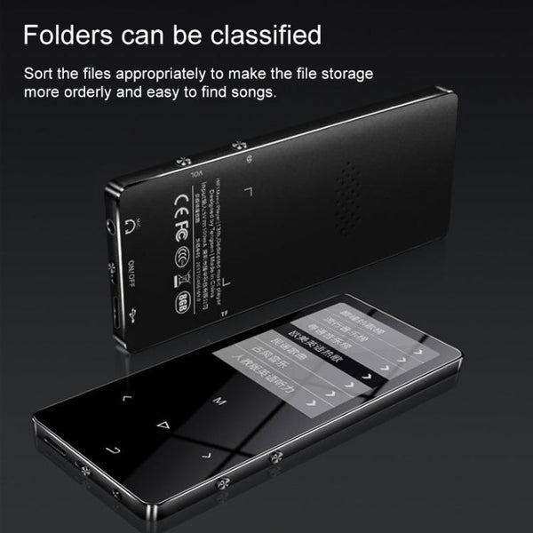 1.8 inch Touch Screen Metal Bluetooth MP3 MP4 Hifi Sound Music Player