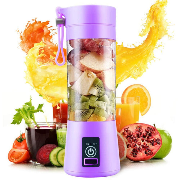 380ml 6 Blender Juicer Cup USB Rechargeable Electric Automatic Vegetable Fruit Citrus Orange Juice Maker Cup Mixer Bottle, TBD002369201A, TBD002369201B, TBD002369201C, TBD002369201D, TBD002369201E, TBD002369201F, TBD002369201G, TBD002369201H           ...