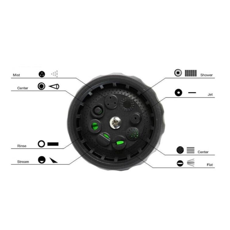 Professional Portable Multifunction Auto Foam Car Washer 3 Grade High Pressure Water Gun Cleaning Washing Foam Nozzle, Green, Yellow, Black