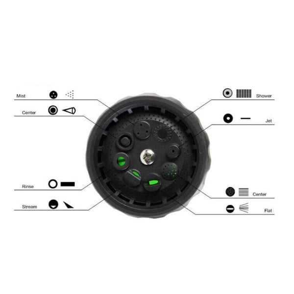 Professional Portable Multifunction Auto Foam Car Washer 3 Grade High Pressure Water Gun Cleaning Washing Foam Nozzle, Green, Yellow, Black