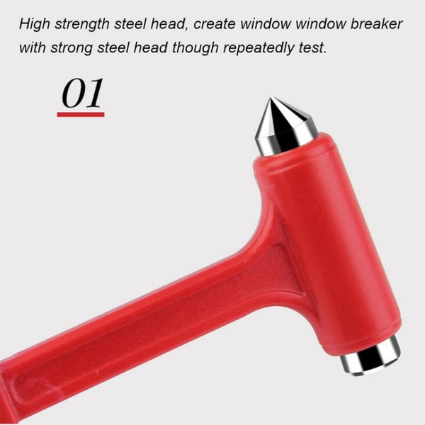 3 PCAS Multifunctional Safety Hammers Car Windows Breaker Mini Rescue Escape Tool, Escape Tool