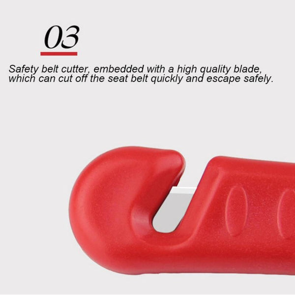 3 PCAS Multifunctional Safety Hammers Car Windows Breaker Mini Rescue Escape Tool, Escape Tool