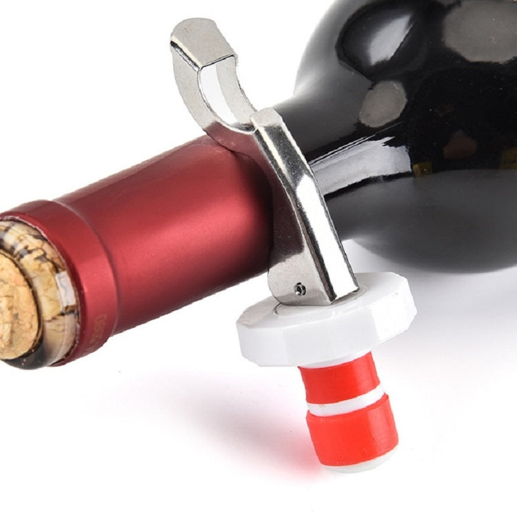 5 PCS Kitchen Gadgets Stainless Steel Silicone Wine Stopper Beer Opener, Wine Stopper Opener