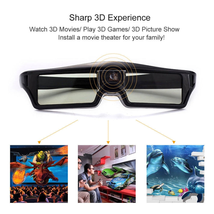 3D DLP-Link active glasses eyewear for BenQ Z4/H1/G1/P1 LG,NUTS,Acer,Optoma DLP-LINK projectors, projectors