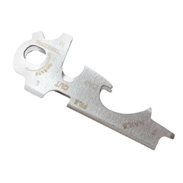 8 in 1 Multitools EDC Stainless Steel Keychain Outdoor Survival Gear Gadget, 8 in 1 (Black), 8 in 1 (Silver)