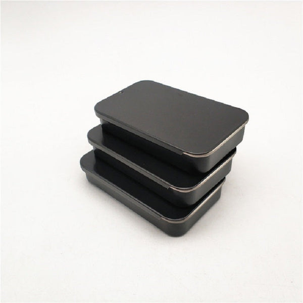 2 PCS Slide Sliding Iron Box Guitar Picks Music Equipment Accessories Storage Box, 2 PCS Guitar Picks
