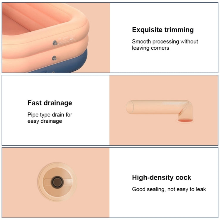 PVC Shade Wireless Automatic Inflatable Swimming Pool Household Children Swimming Pool Large Outdoor Plastic Pool with Shed, 2.1m, 2.6m, 3m