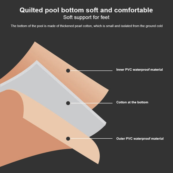 PVC Shade Wireless Automatic Inflatable Swimming Pool Household Children Swimming Pool Large Outdoor Plastic Pool with Shed, 2.1m, 2.6m, 3m