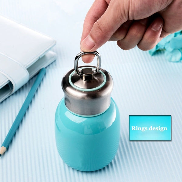 Mini Cute Coffee Vacuum Flasks Thermos Stainless Steel Cup Travel Drink Water Bottle Thermoses Mugs