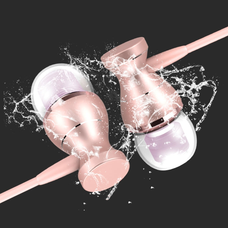 Sport Headphone 3.5mm Jack Earphone Sweatproof Stereo Strong Bass Music Magnets Headset with Mic for iPhone Samsung