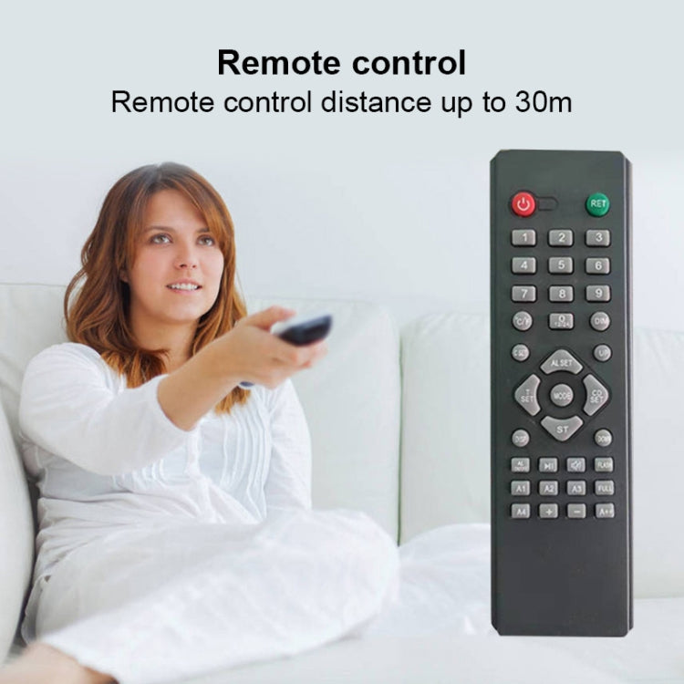 Creative Wall Clock Alarm Clock Simple Remote Control Perpetual Calendar Electronic Clock US Plug, Single-sided Remote Control