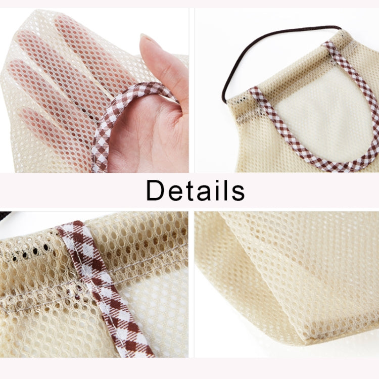 2 PCS Creative Kitchen Vegetable Onion Potato Storage Hanging Bag Hollow Breathable Mesh Bag Kitchen Garlic Ginger Mesh Storage Bag, Mesh Storage Bag