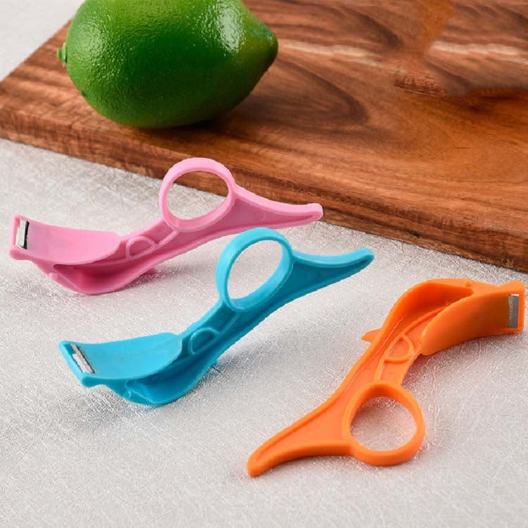 Kitchen Fruit Peeler Stainless Steel Peeling Knife, Random Color Delivery