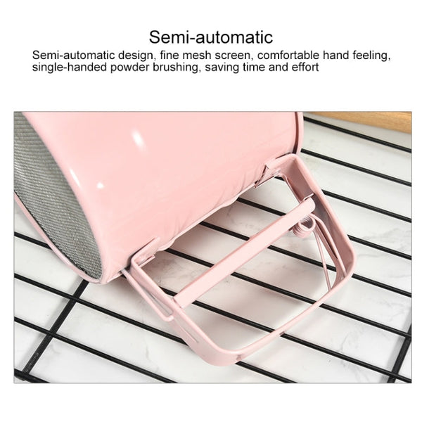 Stainless Steel  Flour Sieve Baking Tool Hand-Pressed Flour Sieve