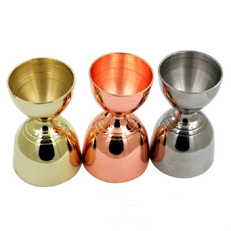 Stainless Steel Wine Measurer Ounce Cup Mixing Measuring Cup, Rose Gold, Gun Black, Tyrant Gold, Bronze, Mirror Light