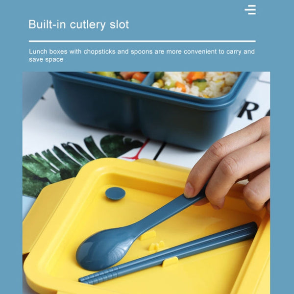 Lunch Box Simple Sealed Leak-proof Compartment Lunch Box