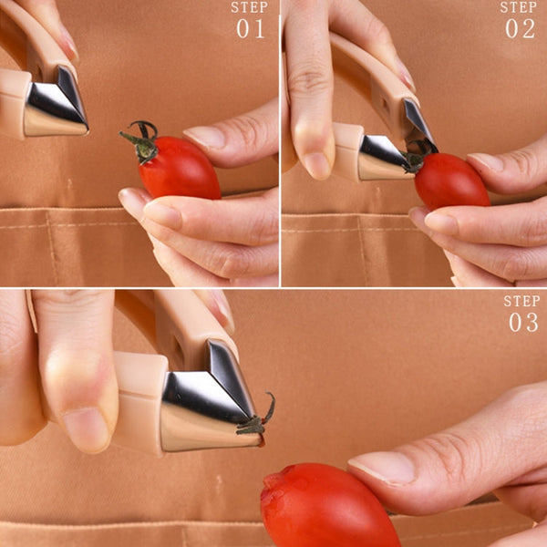 Pineapple Remover Clip Gadget Kitchen Tool Strawberry Shelling Machine, Pineapple Remover Clip(Blue), Pineapple Remover Clip(Orange), Pineapple Remover Clip(Gray)