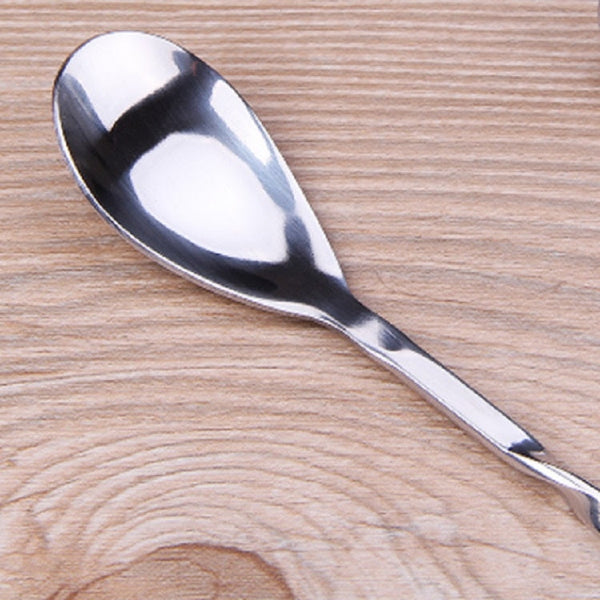 2 PCS Stainless Steel Long Handle Fork Spoon Cocktail Ice Stirrer Double Head Wine Mixing Stick