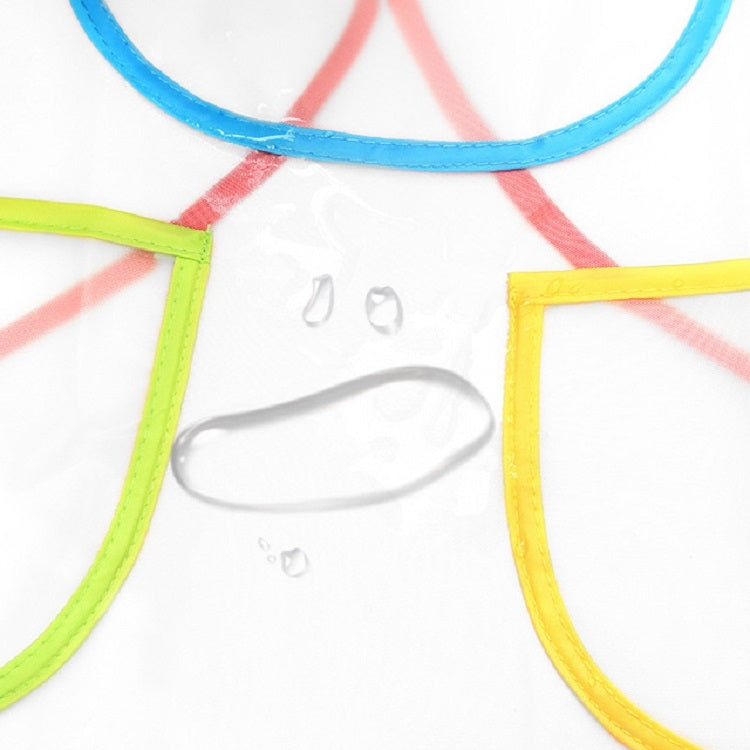Drawing Waterproof Anti-dirty Transparent Apron for Children, Transparent Apron