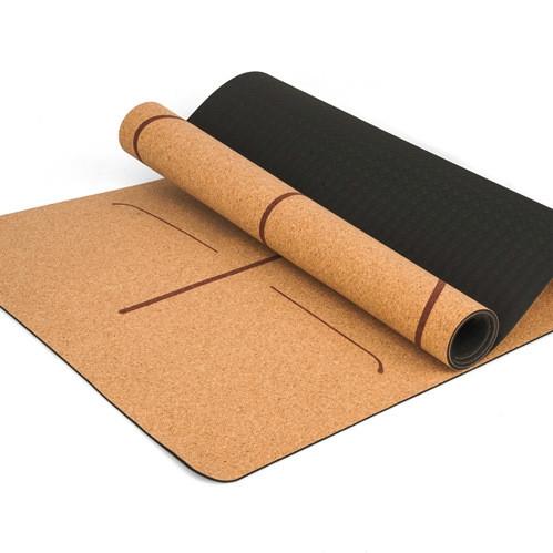 183X68cm Natural Cork TPE Yoga Mat Fitness Mats Pilates Non-slip Yoga Mats
