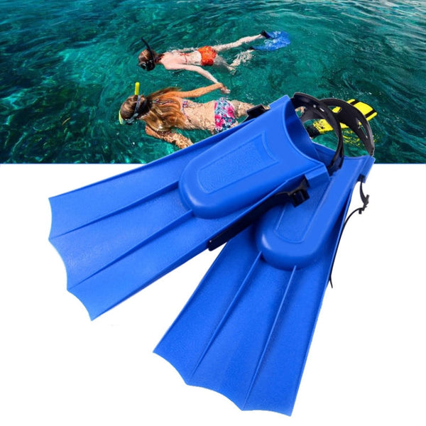 1 Pair Adult Adjustable Fins Swimming Fins Snorkeling Sole