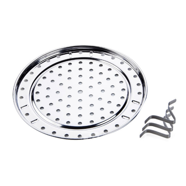 Multifunctional Waterproof Shelf Steaming Tray Stainless Steel Steaming Grid Cage Steaming Sheet Steaming Rack, 20cm, 22cm, 24cm, 26cm