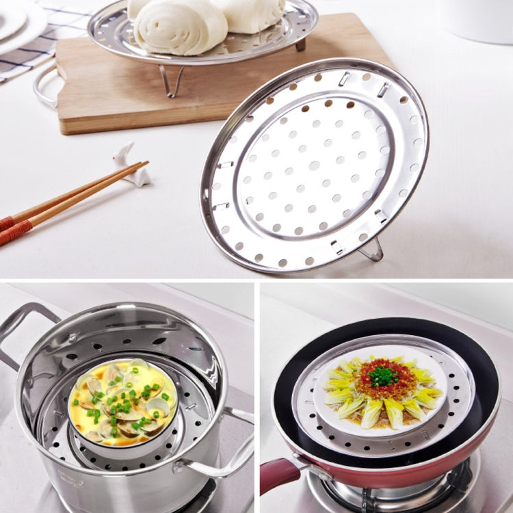 Multifunctional Waterproof Shelf Steaming Tray Stainless Steel Steaming Grid Cage Steaming Sheet Steaming Rack, 20cm, 22cm, 24cm, 26cm