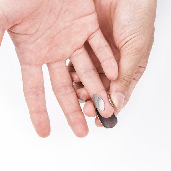 4 PCS / Set Adjustable Stainless Steel Finger Hand Guard Finger Protector Knife Slice Chop Safe Cooking Tools, 4 PCS / Set Finger Protector