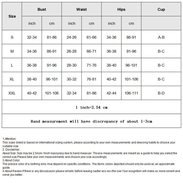 2 In 1 Sexy Solid Color Swimsuit Set Ladies Beach Bikini Swimwear