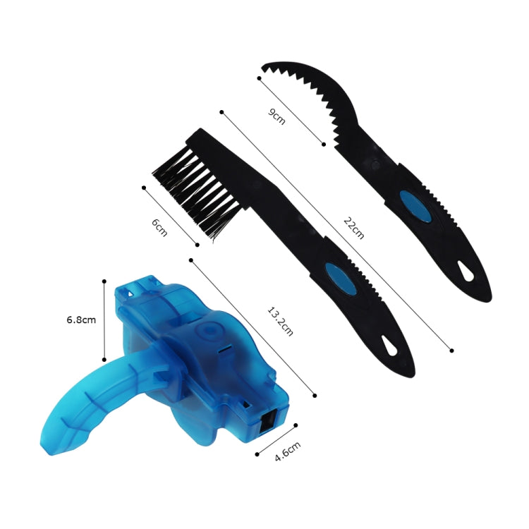Cycling Bike Bicycle Chain Wheel Wash Cleaner Tool Cleaning Brushes Scrubber Set Clean Repair tools