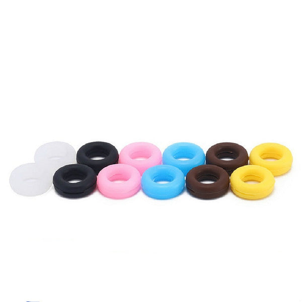 5 Pairs Glasses Ear Hooks Round Anti Slip Silicone Grips Eyeglasses Accessories