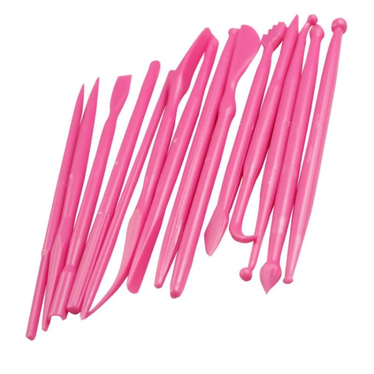 2 Sets Mini Fondant Styling Engraving Group Tools Cake Engraving Pen, 28 PCS Yellow, 28 PCS Rose Red, 28 PCS Pink