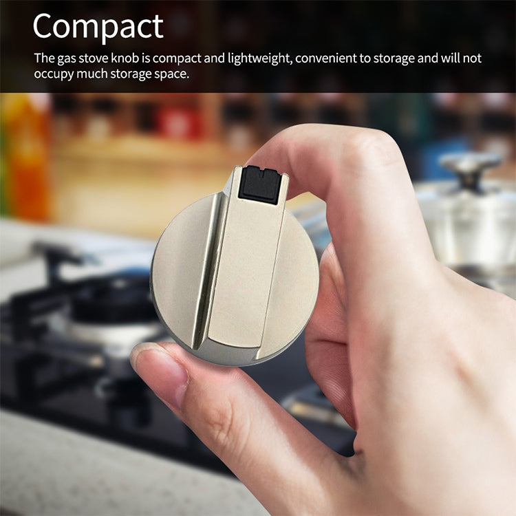 2 PCS Universal Metal Rotary Switch Control Knobs Replacement Accessories for Home Kitchen Gas Stove