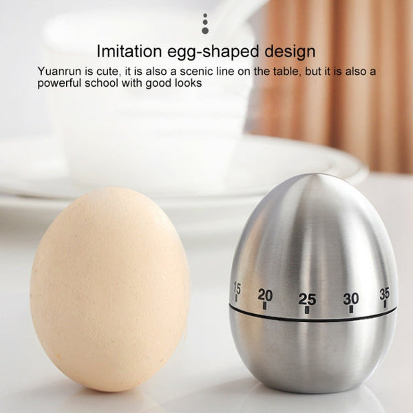 Mechanical Egg Kitchen Cooking Timer Alarm 60 Minutes Stainless Steel  Kitchen Tools, Mechanical Egg Timer