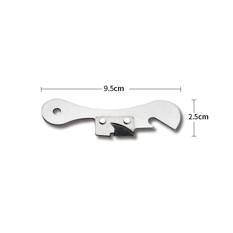 2 PCS  Stainless Steel Bottle Opener Can Opener Multifunctional Kitchen Tool, Stainless Steel Bottle Opener