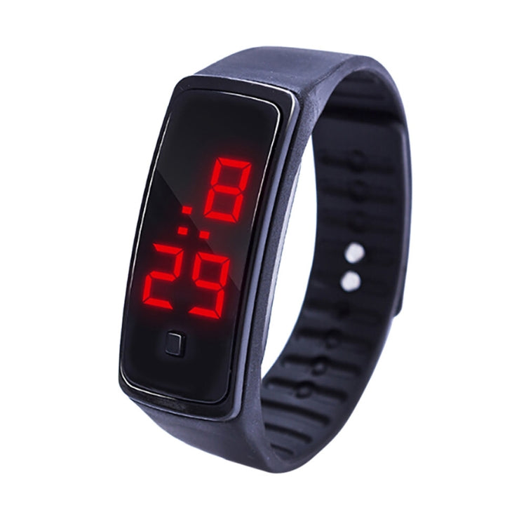 LED Digital Display Silicone Bracelet Children Electronic Watch