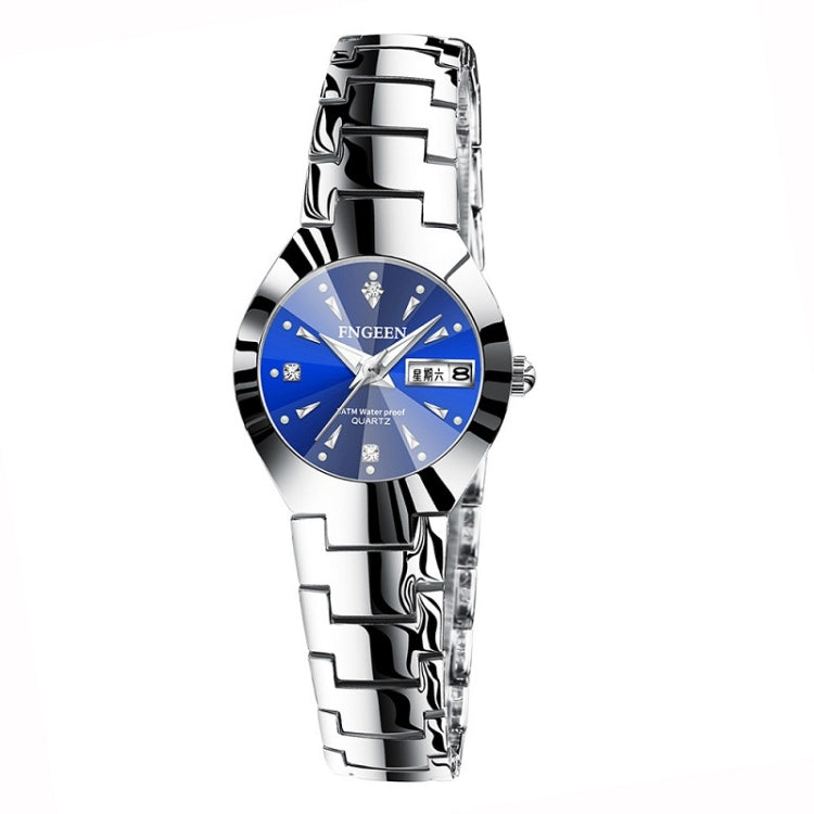 FNGEEN 5808 Women Fashion Steel Strap Quartz Watch Couple Watch, Brown Steel Coffee Surface, Black Steel Black Surface, Stainless Stee White Surface, White Steel Black Surface, Stainless Steel Blue Surface