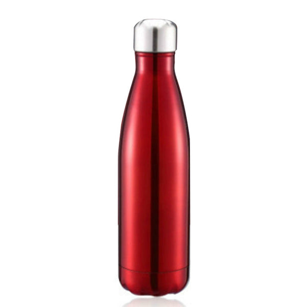 Thermal Cup Vacuum Flask Heat Water Bottle Portable Stainless Steel Sports Kettle, 500ml