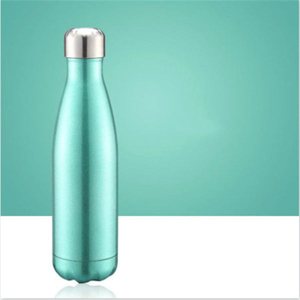 Thermal Cup Vacuum Flask Heat Water Bottle Portable Stainless Steel Sports Kettle, 500ml