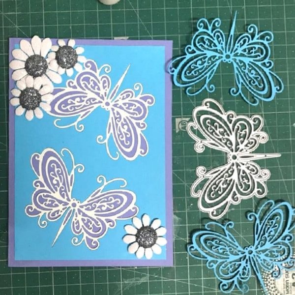 Butterfly Stencil DIY Clip Book Album Greeting Card Making Stencil