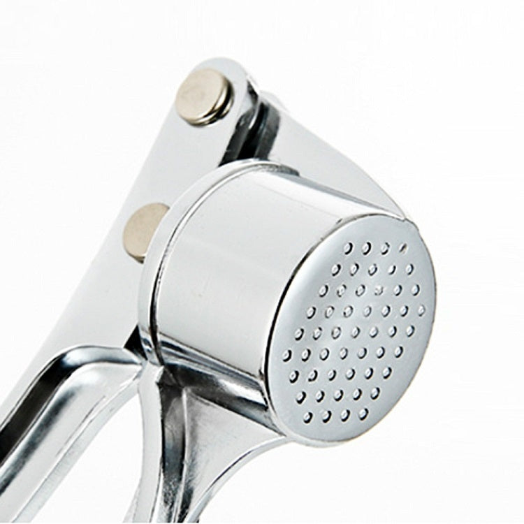 Kitchen Handheld Stainless Steel Ginger Garlic Crusher Garlic Puree Machine, Stainless Steel 3
