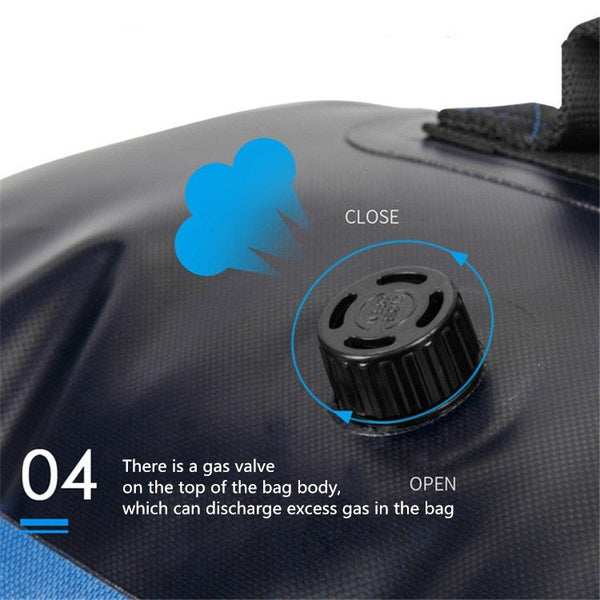 60L Outdoor Swimming Diving  Surfing Full Waterproof Backpack Large Capacity Mountaineering Equipment Bag