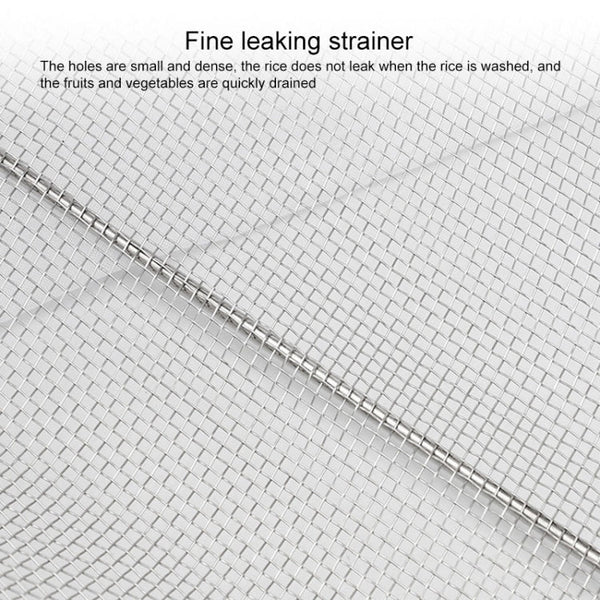 Stainless Steel Foldingf Filter Kitchen Tools Drainage Household Retractable Vegetable Fruit Basket, 24x34x11cm, 18x27x11cm